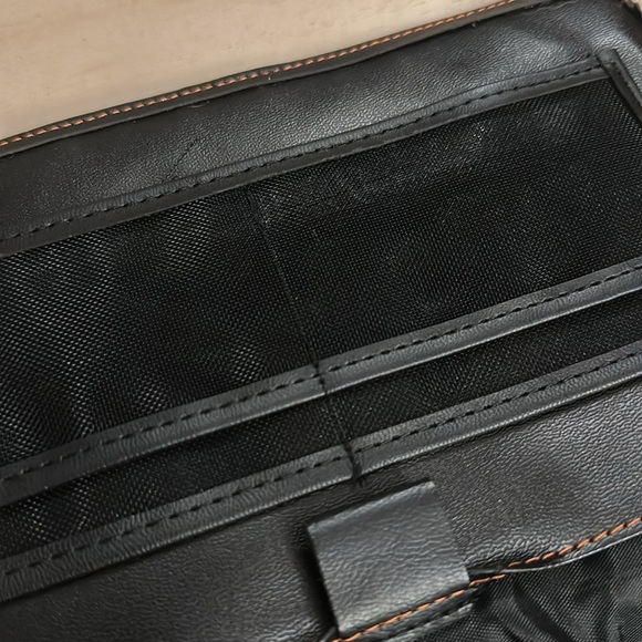 Official MINI COOPER OEM Drivers Manual case holder black EUC! Orange stitching - Picture 8 of 8